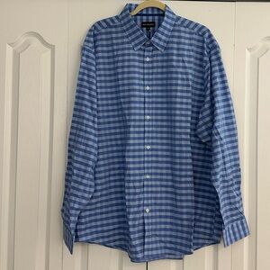 JACK MAVERICK Fulton Dress Shirt - Color Blue - Size XXL